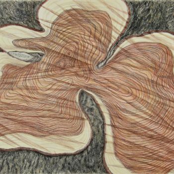 Drawing titled "Imprint of survival…" by Isabelle Stagg, Original Artwork, Pencil