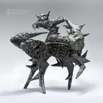 Sculpture intitulée "Réincarnation" par Ielizaveta Portnova, Œuvre d'art originale, Céramique