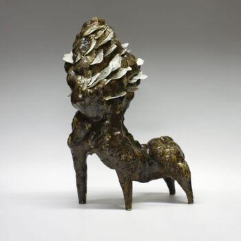 Sculpture intitulée "La bête poétique" par Ielizaveta Portnova, Œuvre d'art originale, Céramique