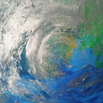 Картина под названием "Волна.." - Игорь Абрамов, Подлинное произведение искусства, Акрил