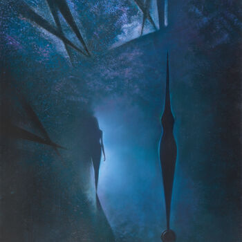 Pintura titulada "Wandering Under The…" por Igor Eliseev, Obra de arte original, Oleo