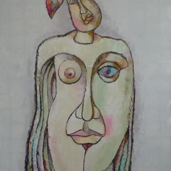 Ζωγραφική με τίτλο "Грушенька" από Игорь Копейкин (Pellegrino), Αυθεντικά έργα τέχνης, Λάδι
