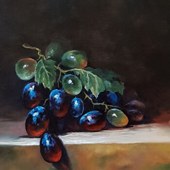Картина под названием "Grape-5" - Igor Makeev, Подлинное произведение искусства, Масло