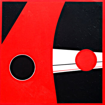 Painting titled "Perception of red s…" by Igor Matvienko, Original Artwork, Acrylic