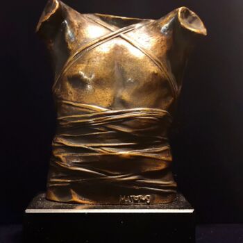 Escultura intitulada "CUIRASSE II" por Igor Mitoraj, Obras de arte originais, Bronze