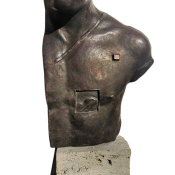 Skulptur mit dem Titel "ASKLEPIOS" von Igor Mitoraj, Original-Kunstwerk, Bronze