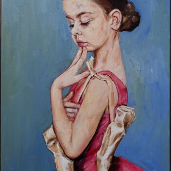 Pintura intitulada "Ballerina" por Igor Navrotski, Obras de arte originais, Óleo