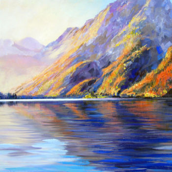 绘画 标题为“Осень в горах” 由Igor Pautov, 原创艺术品, 油