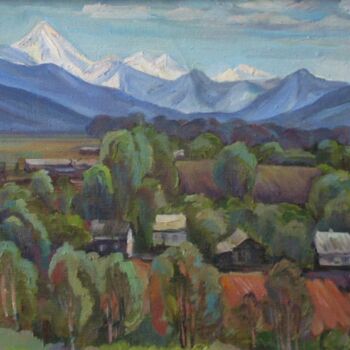 Painting titled "Камчатка" by Igor Primachenko, Original Artwork, Oil
