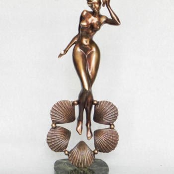 Sculpture titled "A Pearl" by Igor Romanovsky, Original Artwork, Bronze