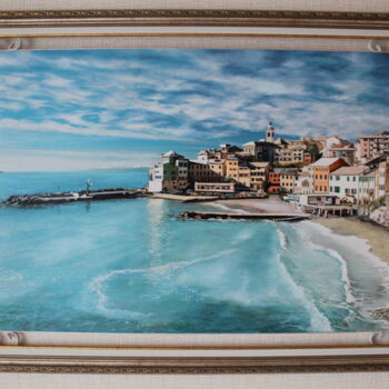 Painting titled "Море." by Igor Surkov, Original Artwork, Oil