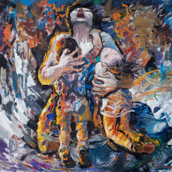 Malarstwo zatytułowany „Хиросима” autorstwa Игорь Семенихин, Oryginalna praca