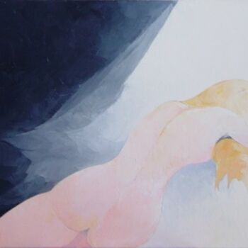 Malerei mit dem Titel "Nude 2" von Ihab Mikhail, Original-Kunstwerk, Öl