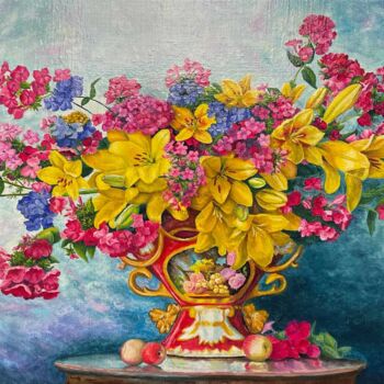 "Flowers" başlıklı Tablo Ihor Filippenko tarafından, Orijinal sanat, Petrol