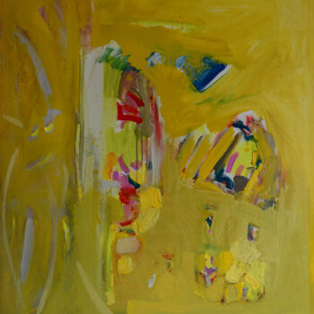 Картина под названием "The sun that paints…" - Ihor Melnyk, Подлинное произведение искусства, Масло Установлен на Деревянная…