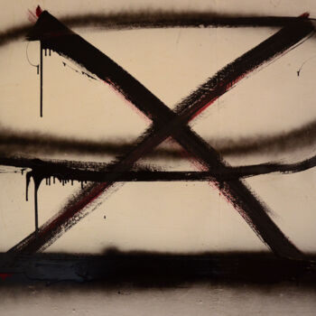 Картина под названием "Exit into space" - Ihor Melnyk, Подлинное произведение искусства, Масло