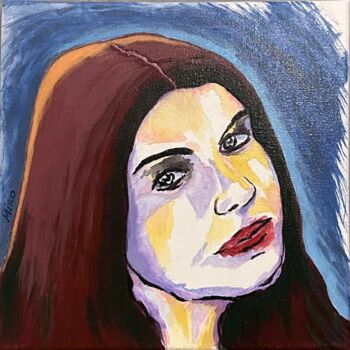 Painting titled "Portrait of a girl." by Ihor Miroshnycnenko (Miro), Original Artwork, Acrylic