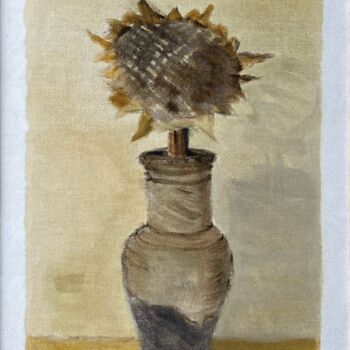 绘画 标题为“Ukrainian sunflower” 由Ihor Ruban, 原创艺术品, 油 安装在木质担架架上