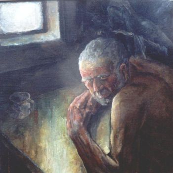 Painting titled ""Протопи ты мне бан…" by Igor Karachevskii, Original Artwork, Oil