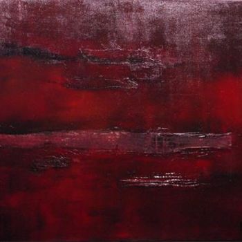 Картина под названием "Rouge I (Red I)" - Isabelle Hosier, Подлинное произведение искусства