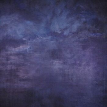 Malerei mit dem Titel "Bleu Nuit" von Isabelle Hosier, Original-Kunstwerk