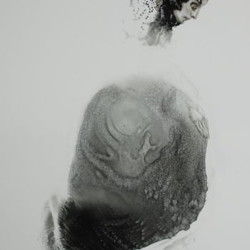 Рисунок под названием "Giving birth" - Inna Komarova, Подлинное произведение искусства, Другой