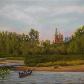 Painting titled "Запанской" by Ilia Ivanov, Original Artwork, Oil