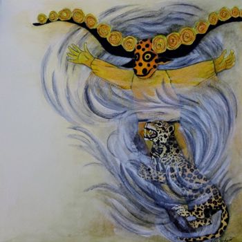 Pintura intitulada "Transformação do ma…" por Ilda Santa Fé, Obras de arte originais, Aquarela