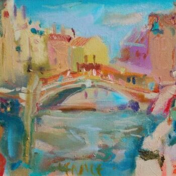 Painting titled "Venice" by Ilgvars Zalans, Original Artwork