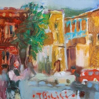 Painting titled "Old Tbilisi" by Ilgvars Zalans, Original Artwork