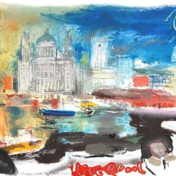 Painting titled "liverpool" by Ilgvars Zalans, Original Artwork
