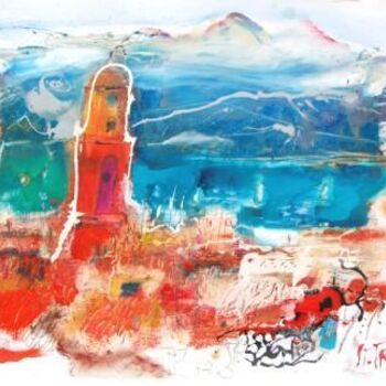 Картина под названием "St Tropez, France" - Ilgvars Zalans, Подлинное произведение искусства