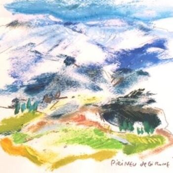 绘画 标题为“Pirineu de Girone” 由Ilgvars Zalans, 原创艺术品, 油