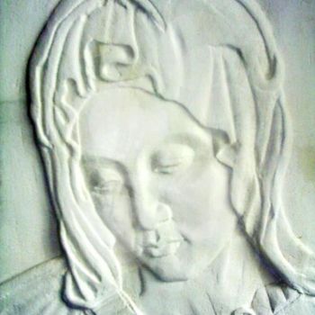 Sculpture titled "Madonna" by Andreevi, Original Artwork, Stone