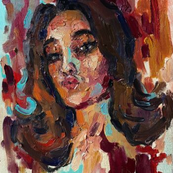 Peinture intitulée "Woman 2" par Ilia Volkov, Œuvre d'art originale, Huile