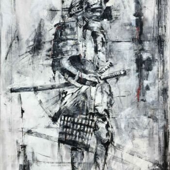 Ζωγραφική με τίτλο "Samurai" από Ilya Nimo, Αυθεντικά έργα τέχνης, Λάδι