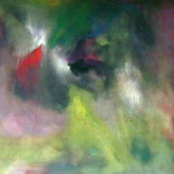 Painting titled "Seule l'explosion i…" by Iloa, Original Artwork, Acrylic
