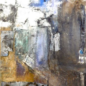 제목이 ""  Surgissement de…"인 미술작품 Jeanne Le Guen로, 원작, 아크릴 나무 들것 프레임에 장착됨