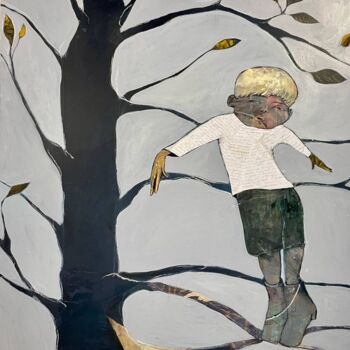 Картина под названием "Innocence" - Ilya Volykhine, Подлинное произведение искусства, Масло
