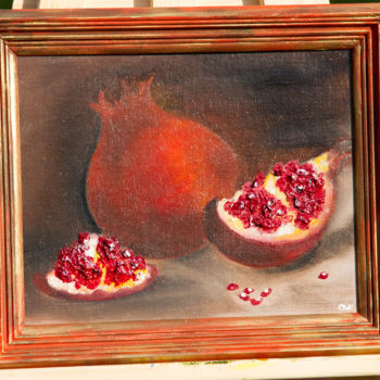 Картина под названием "«Гранат»" - Светлана Каменская, Подлинное произведение искусства, Масло