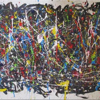 Painting titled "6175607880" by Imabstrato, Original Artwork, Oil