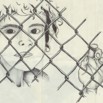 Zeichnungen mit dem Titel "sad" von Paul Meier, Original-Kunstwerk, Bleistift