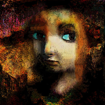 Digital Arts titled "Lisette" by Yve'S, Original Artwork, 2D Digital Work