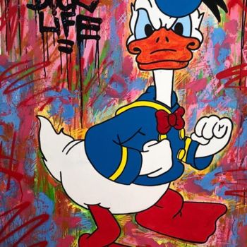 Painting titled "DUCK LIFE" by Arpe, Original Artwork