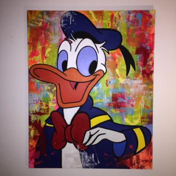 Painting titled "DONALD FACE" by Arpe, Original Artwork