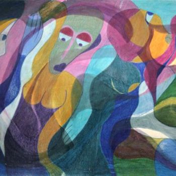 Pintura titulada "VCD2012_MORA (67).J…" por Isabelle Mora-Roy, Obra de arte original