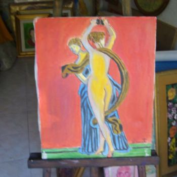 Painting titled "danzatrice" by Vincent, Original Artwork