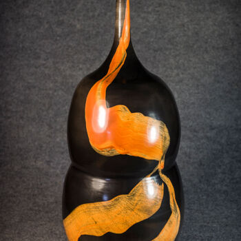 Skulptur mit dem Titel "DUSK IN ARIZONA" von Iñaki San, Original-Kunstwerk, Keramik