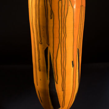 Скульптура под названием "Vase 24" - Iñaki San, Подлинное произведение искусства, Керамика
