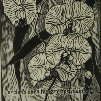 Disegno intitolato "orchids.jpg" da Inara Cedrins, Opera d'arte originale, Altro